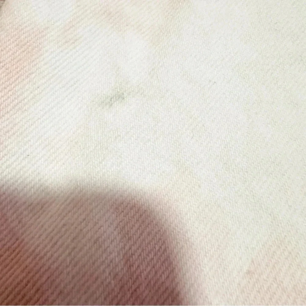 NWT Levi's High-Rise Deconstructed Tie Dye Jean Skirt in White size 28/6 - Picture 12 of 15